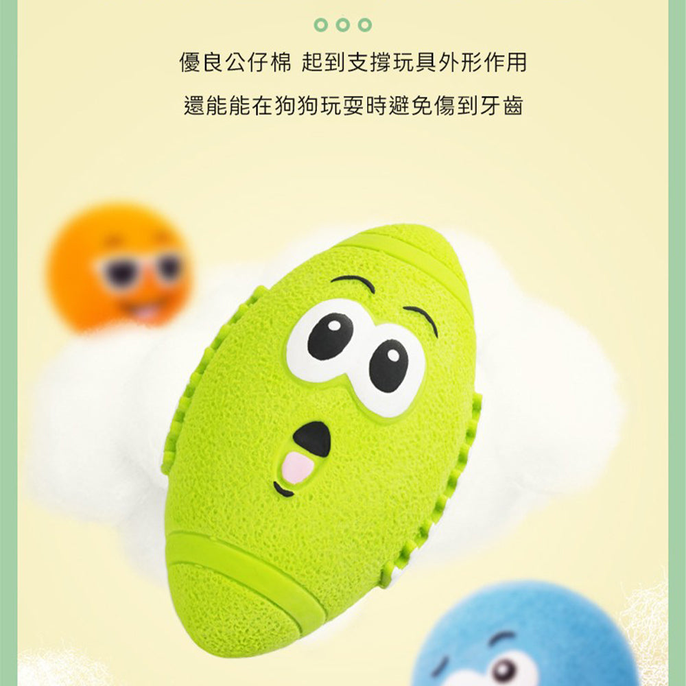 笑臉乳膠玩具 福笑圓球