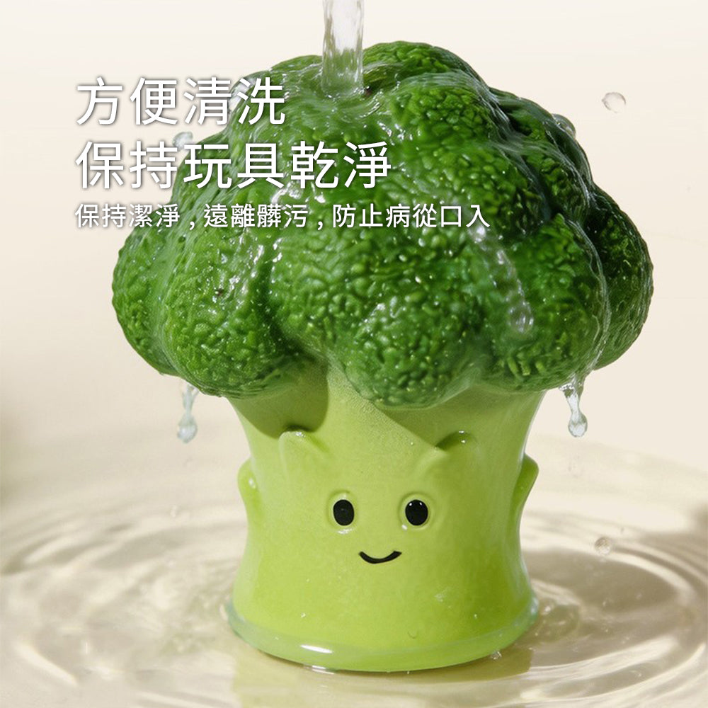 蔬菜乳膠發聲玩具 蒜頭