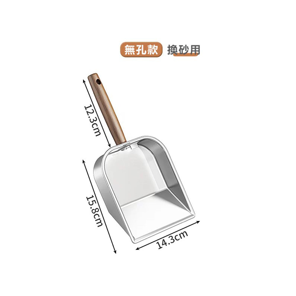 一體式不銹鋼貓砂鏟 圓孔