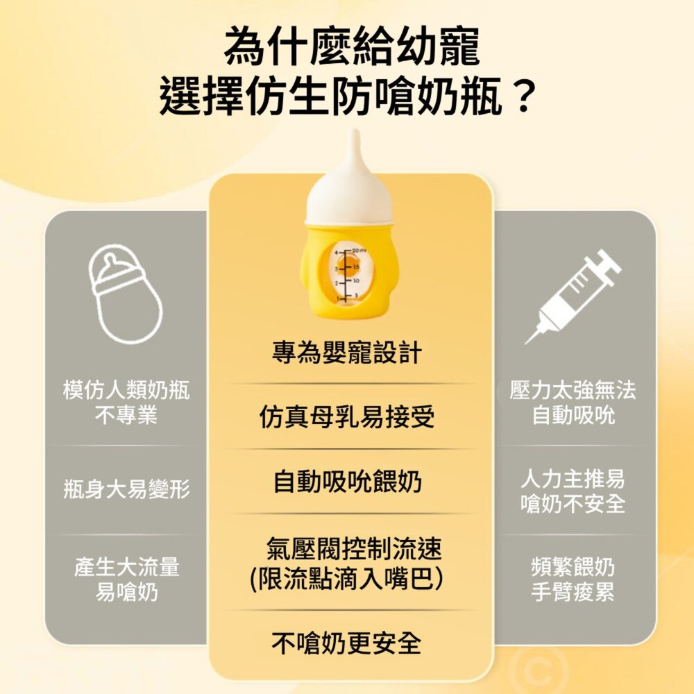 仿生防嗆奶瓶 奧利粉