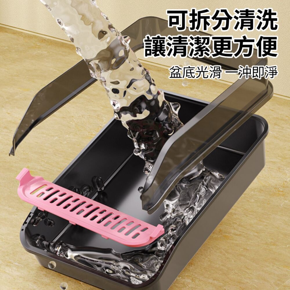 半封閉貓砂盆 克萊藍