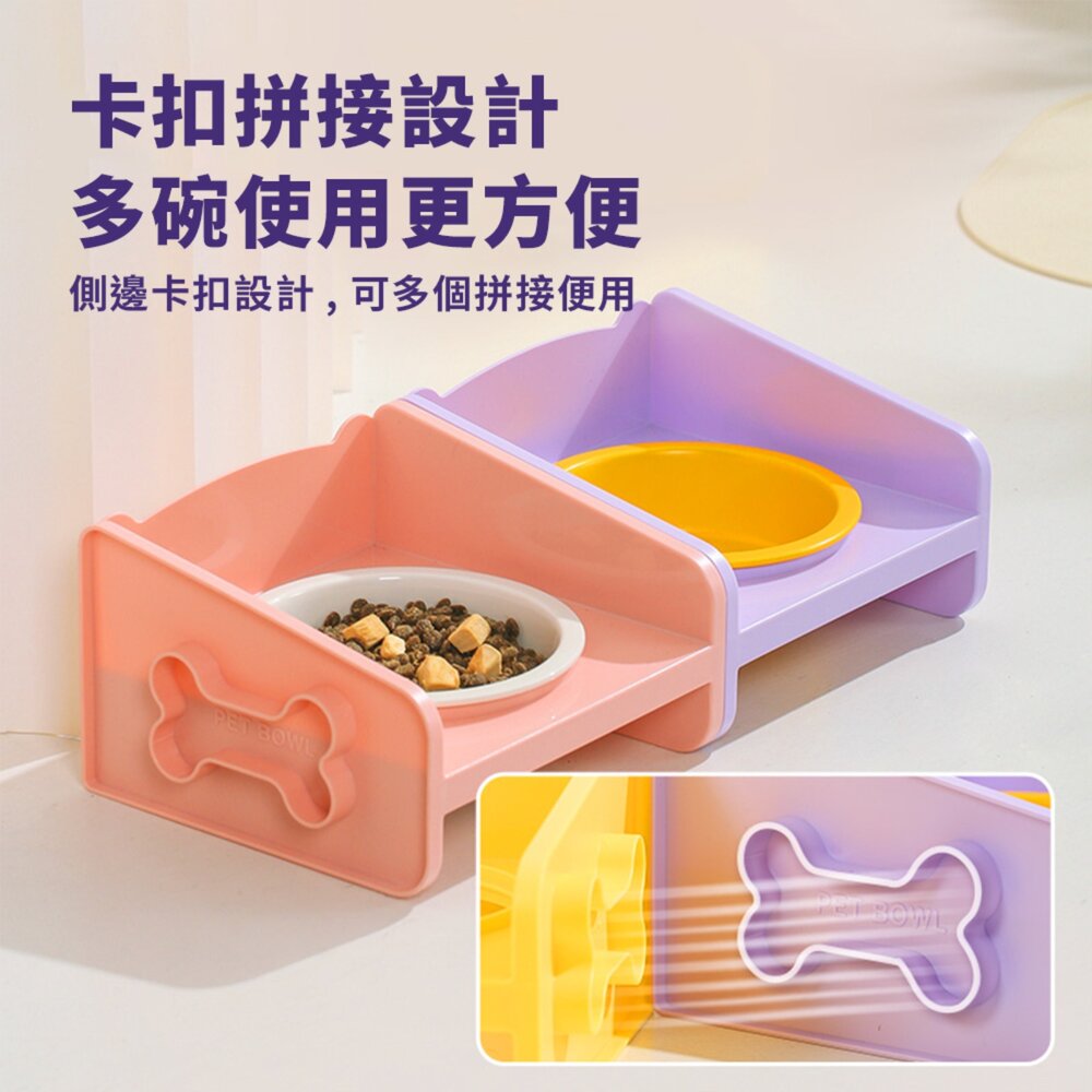 方方陶瓷碗 草莓香草(粉+白)