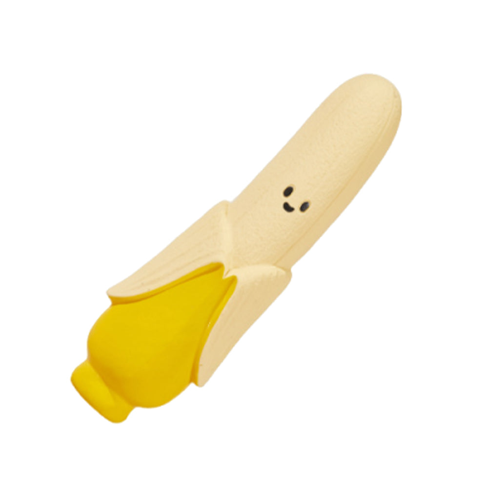 剖一半菜乳膠發聲玩具 香蕉