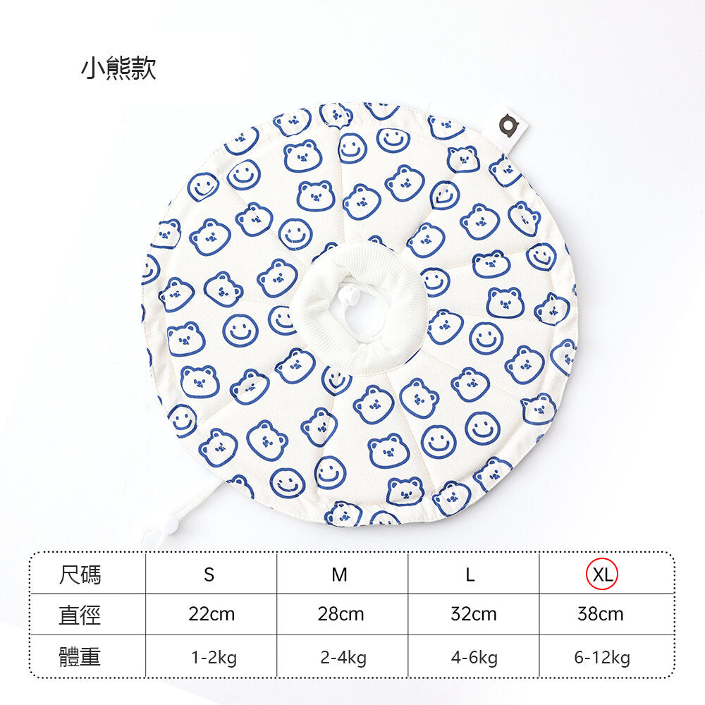 親膚海綿伊莉莎白(圓形) 小熊