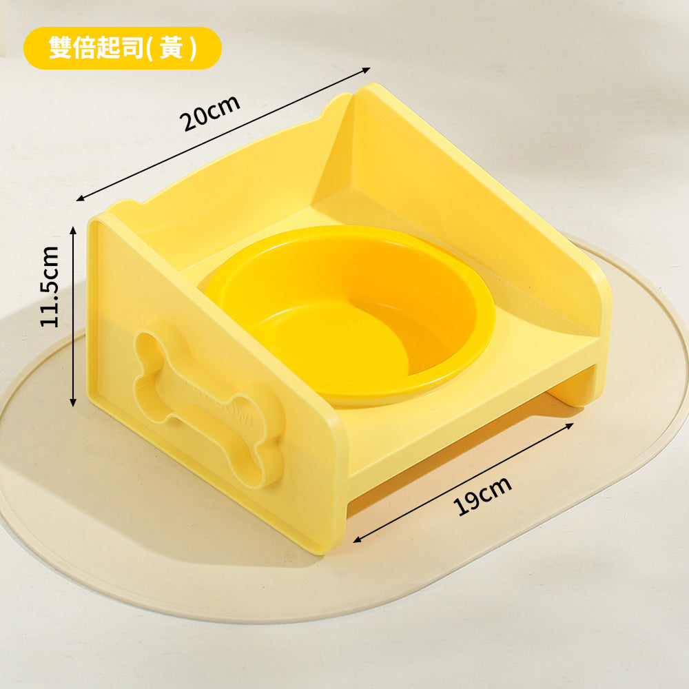 方方陶瓷碗 雙倍起司(黃)